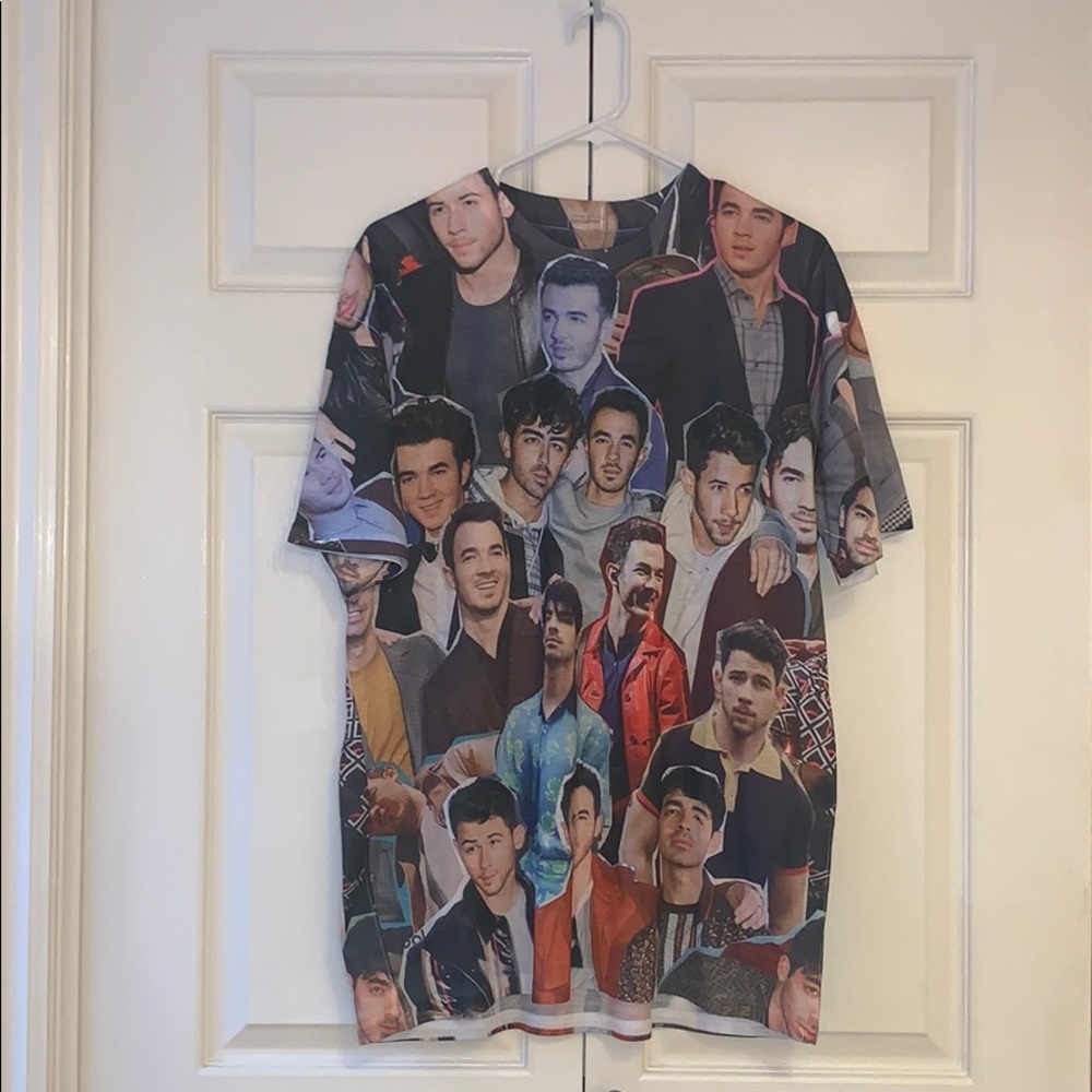 Jonas brothers collage t shirt